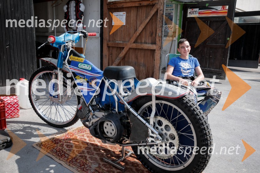 Zadnji uradni trening speedway na stadionu v športnem parku Ilirija
