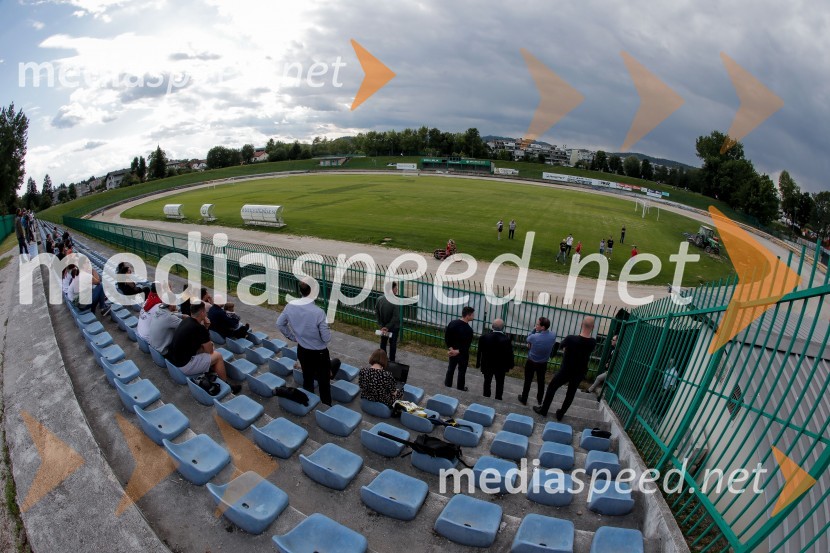 Zadnji uradni trening speedway na stadionu v športnem parku Ilirija