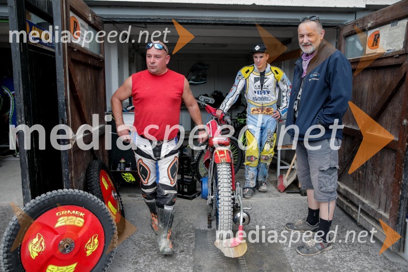 Zadnji uradni trening speedway na stadionu v športnem parku Ilirija