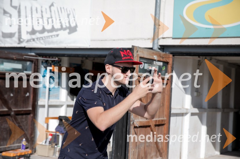 Zadnji uradni trening speedway na stadionu v športnem parku Ilirija