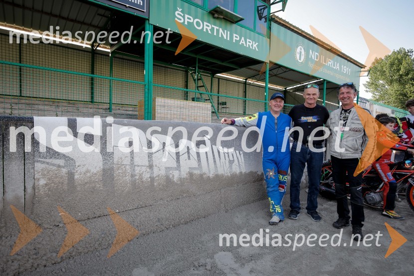 Zadnji uradni trening speedway na stadionu v športnem parku Ilirija