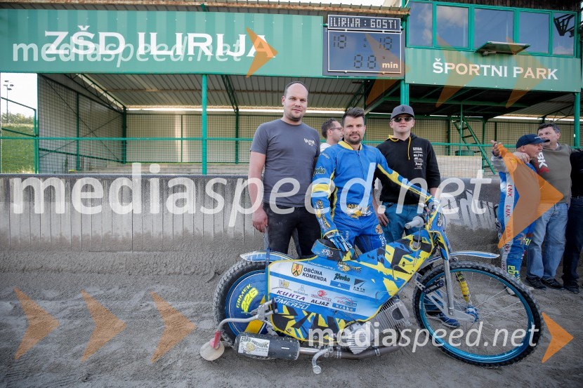 Zadnji uradni trening speedway na stadionu v športnem parku Ilirija