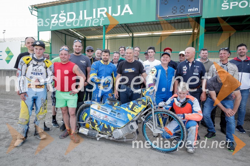 Zadnji uradni trening speedway na stadionu v športnem parku Ilirija