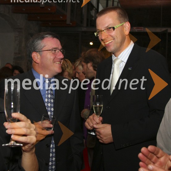 Tomaž Ravnikar, direktor podjetja Advise in Gregor Šergan, direktor Berlitz SlovenijaBerlitz, jezikovna šola, 130 let