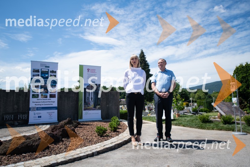 mag. Lidija Pliberšek, direktorica Pogrebnega podjetje Maribor d.d. in predsednica ASCE;  Stane Kocutar, mestni viničar, skrbnik Stare trte, novinar Radia Maribor, zgodovinarZasaditev potomke stare trte na pobreškem pokopališču