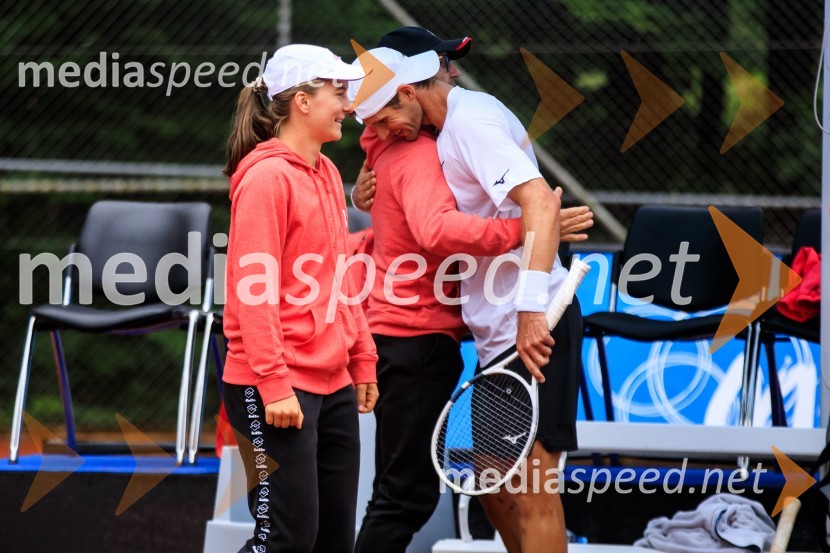  Živa Falkner, teniška igralka;  Blaž  Rola, teniški igralecBlaž Rola in Bor Artnak, zmagovalca pokala Mime Jaušovec