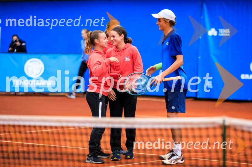  Pia Čuk, teniška igralka;  Tamara  Zidanšek, teniška igralka;  Bor Artnak, teniški igralecBlaž Rola in Bor Artnak, zmagovalca pokala Mime Jaušovec