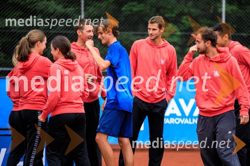 Blaž Rola in Bor Artnak, zmagovalca pokala Mime Jaušovec