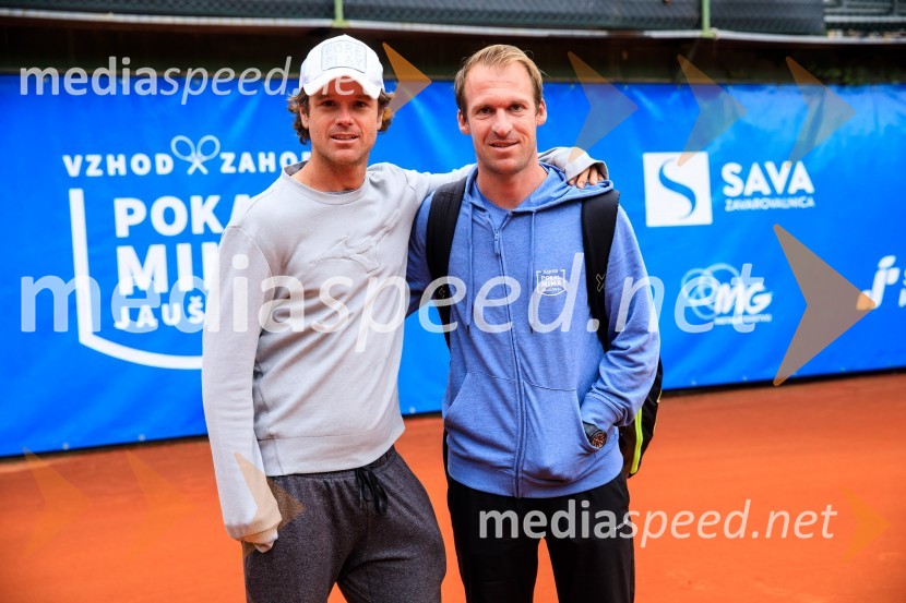  Blaž Kavčič, teniški igralec;  Grega Žemlja, teniški igralecBlaž Rola in Bor Artnak, zmagovalca pokala Mime Jaušovec