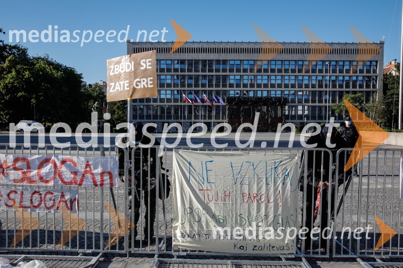 Petkov protest tokrat ni potekal na kolesih