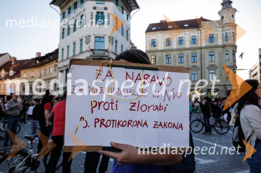Petkov protest tokrat ni potekal na kolesih
