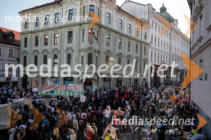 Petkov protest tokrat ni potekal na kolesih