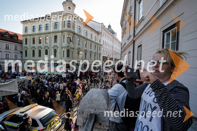 Petkov protest tokrat ni potekal na kolesih