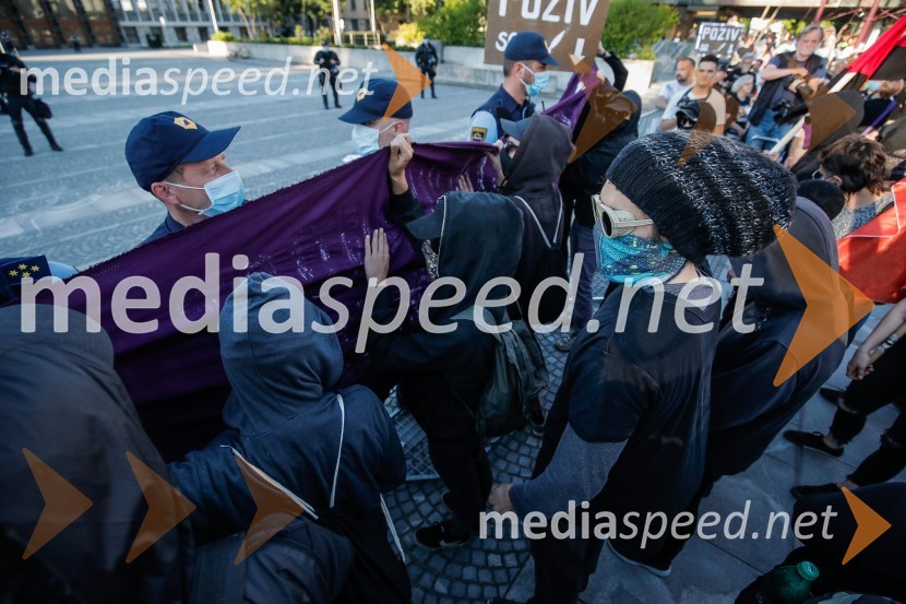 Petkov protest tokrat ni potekal na kolesih