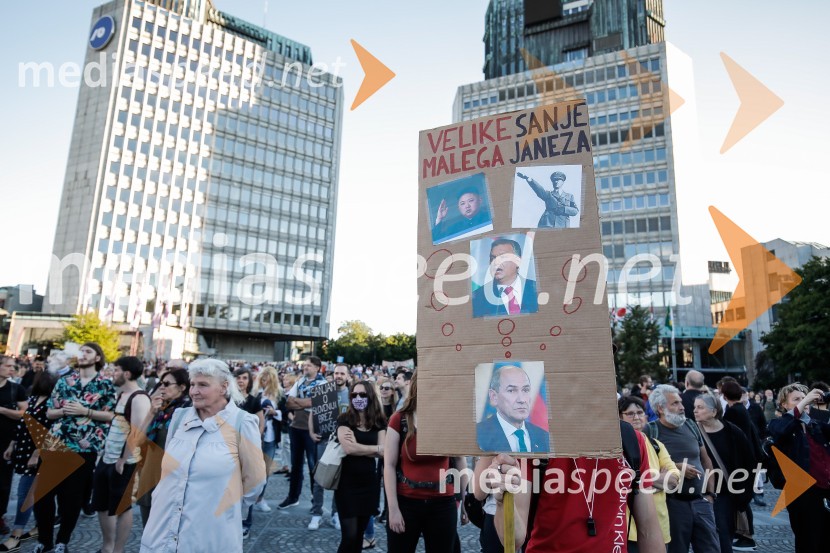 Petkov protest tokrat ni potekal na kolesih