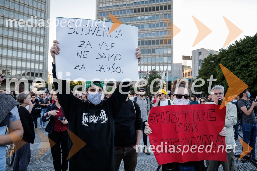 Petkov protest tokrat ni potekal na kolesih
