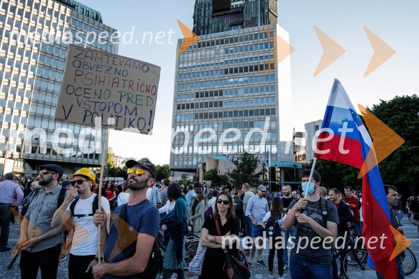 Petkov protest tokrat ni potekal na kolesih