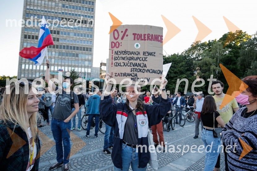 Petkov protest tokrat ni potekal na kolesih