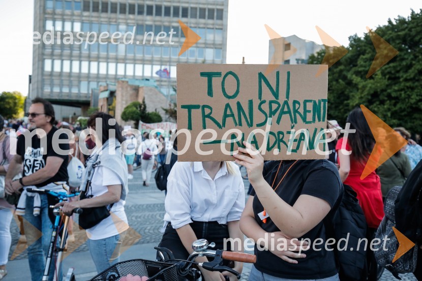 Petkov protest tokrat ni potekal na kolesih