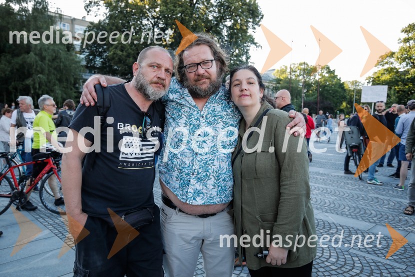 Petkov protest tokrat ni potekal na kolesih