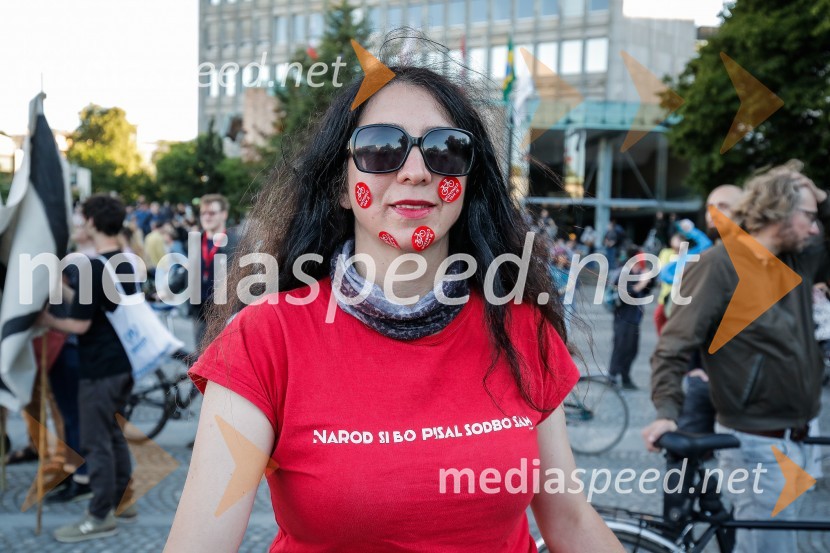 Petkov protest tokrat ni potekal na kolesih