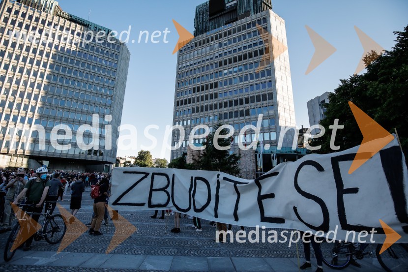 Petkov protest tokrat ni potekal na kolesih