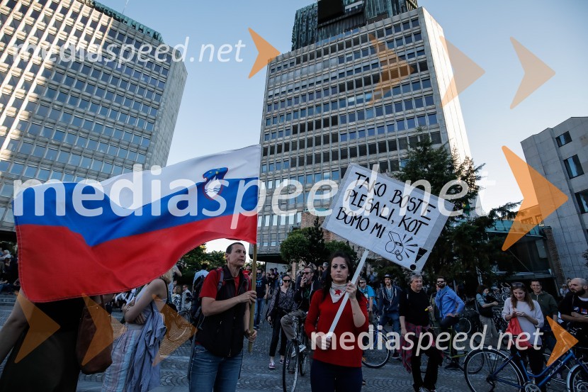 Petkov protest tokrat ni potekal na kolesih