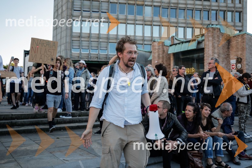 Petkov protest tokrat ni potekal na kolesih