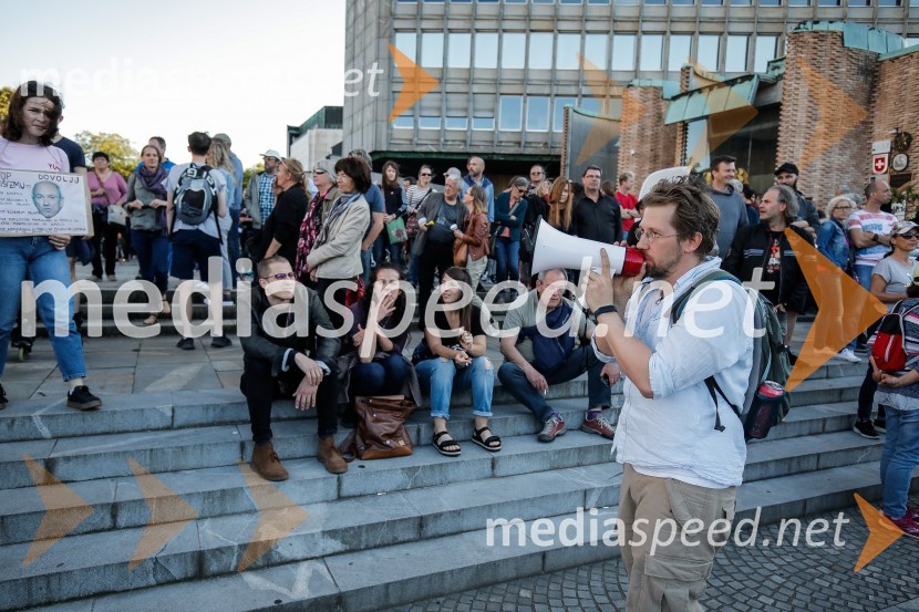 Petkov protest tokrat ni potekal na kolesih