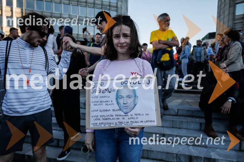 Petkov protest tokrat ni potekal na kolesih