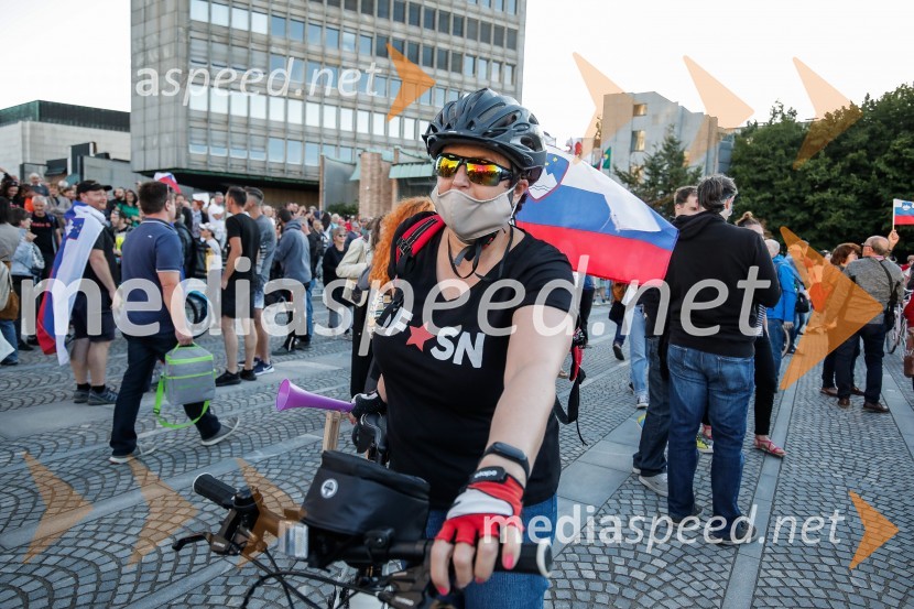 Petkov protest tokrat ni potekal na kolesih