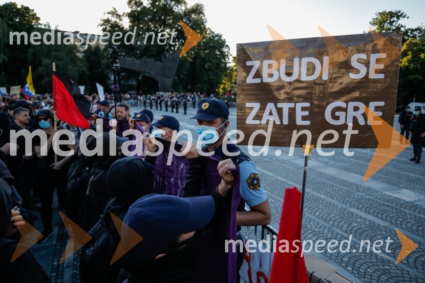 Petkov protest tokrat ni potekal na kolesih