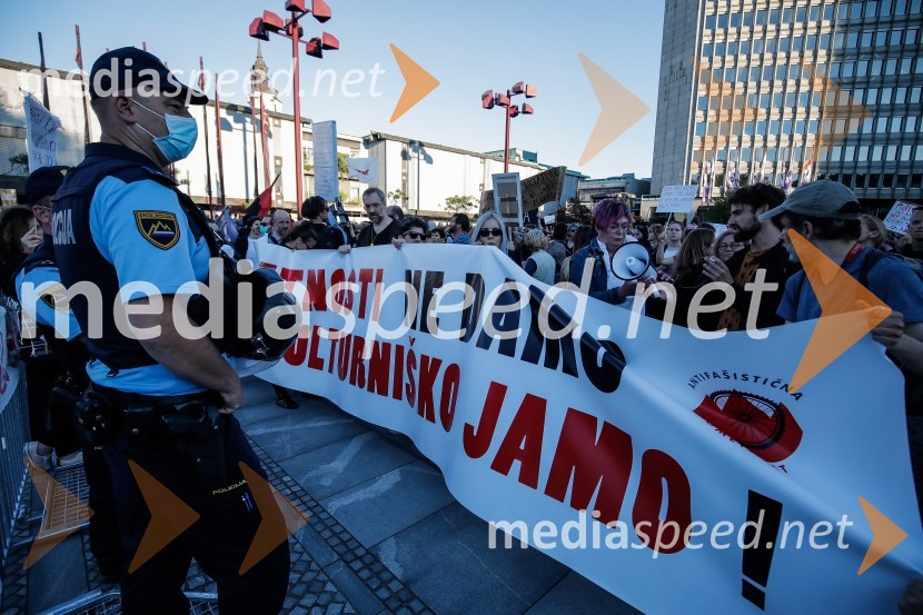 Petkov protest tokrat ni potekal na kolesih