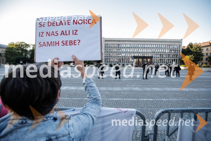 Petkov protest tokrat ni potekal na kolesih