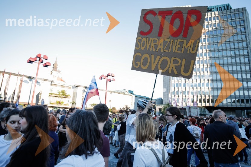 Petkov protest tokrat ni potekal na kolesih