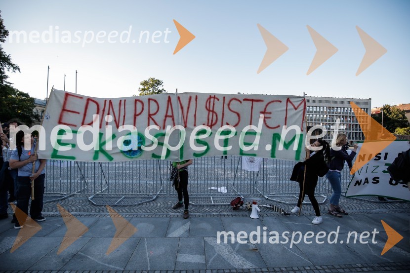Petkov protest tokrat ni potekal na kolesih