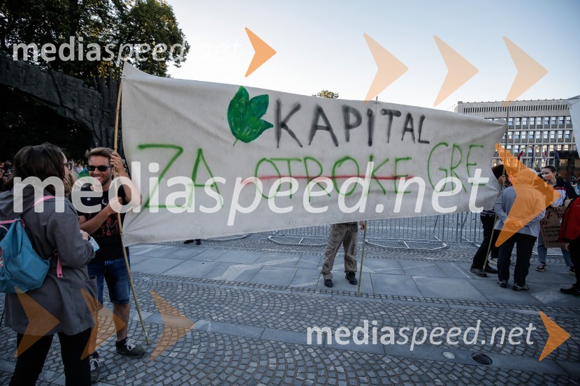 Petkov protest tokrat ni potekal na kolesih