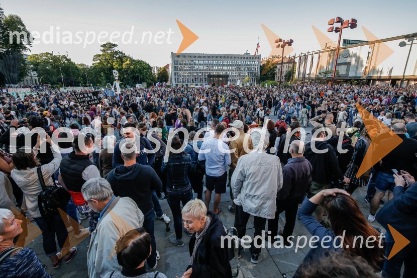 Petkov protest tokrat ni potekal na kolesih