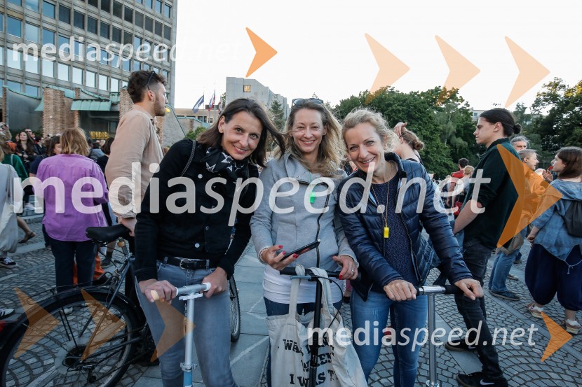 Petkov protest tokrat ni potekal na kolesih