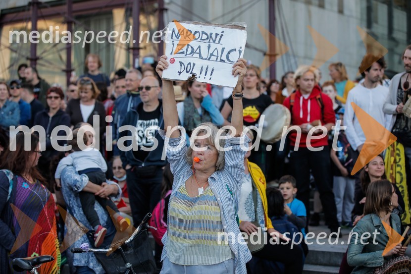 Petkov protest tokrat ni potekal na kolesih