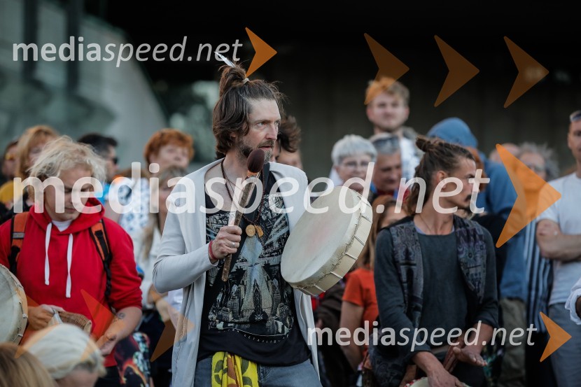 Petkov protest tokrat ni potekal na kolesih