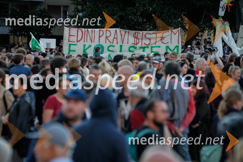 Petkov protest tokrat ni potekal na kolesih