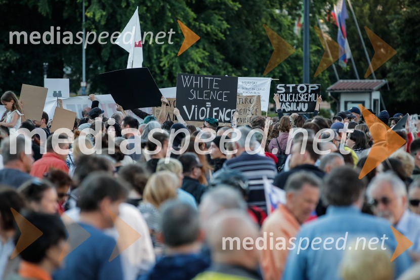 Petkov protest tokrat ni potekal na kolesih
