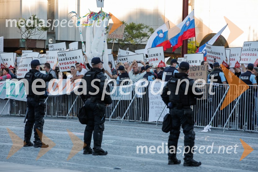 Petkov protest tokrat ni potekal na kolesih