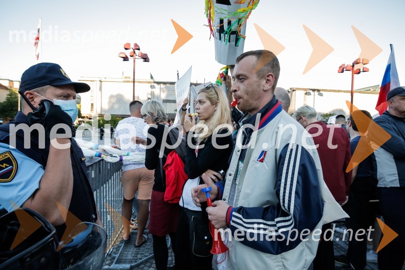 Petkov protest tokrat ni potekal na kolesih