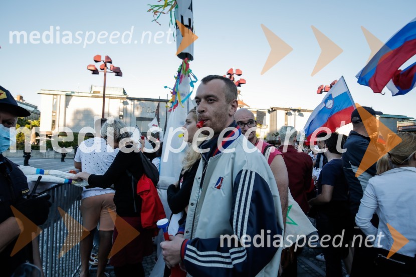 Petkov protest tokrat ni potekal na kolesih