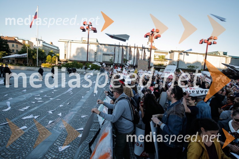 Petkov protest tokrat ni potekal na kolesih