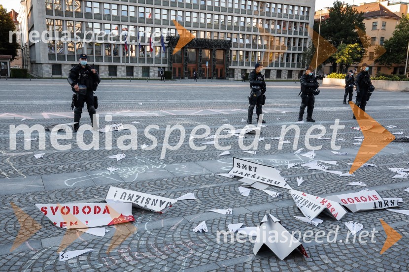 Petkov protest tokrat ni potekal na kolesih