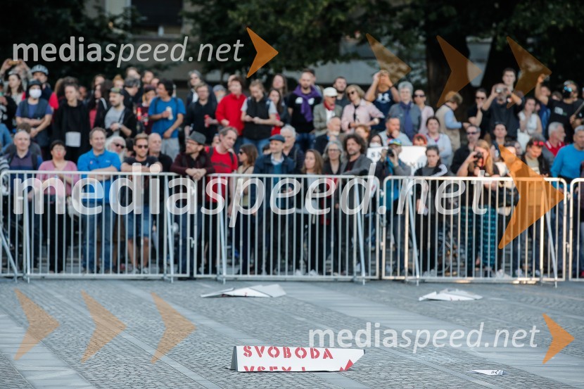 Petkov protest tokrat ni potekal na kolesih
