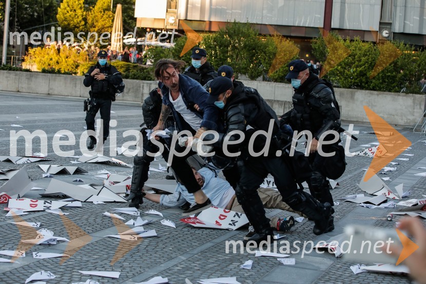 Petkov protest tokrat ni potekal na kolesih